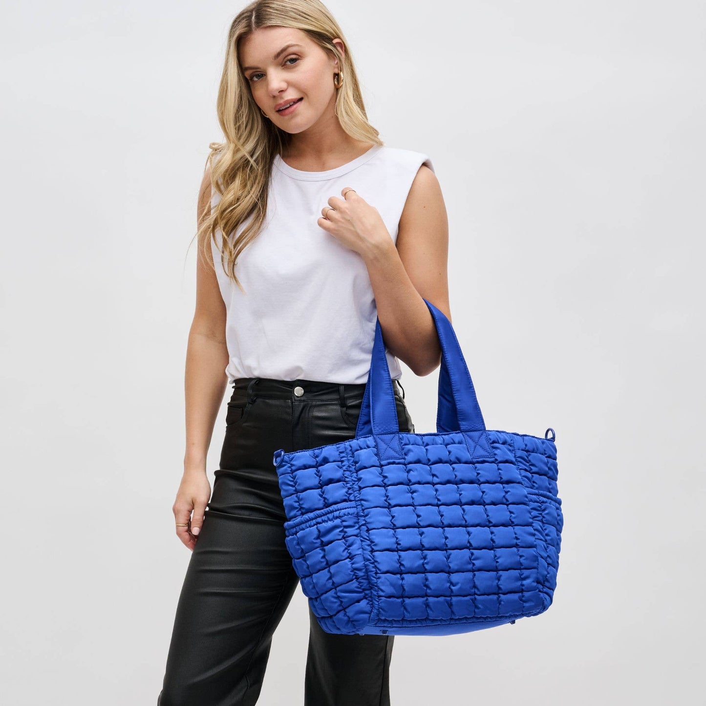 Dreamer - Quilted Puffer Nylon Tote