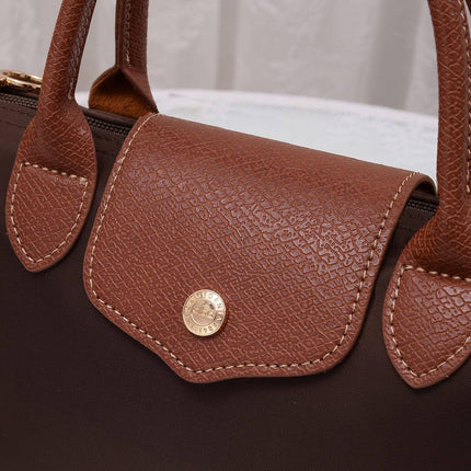 Britney Nylon Double Handle Crossbody Bag