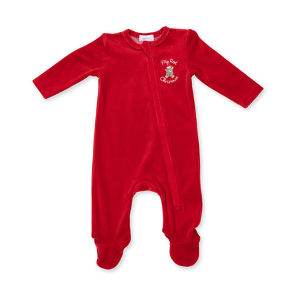 Angel Dear First Christmas Uni Footie - front