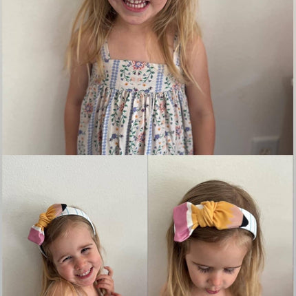 Pencil Bow Hard Headband: Teacher Appreciation Gift