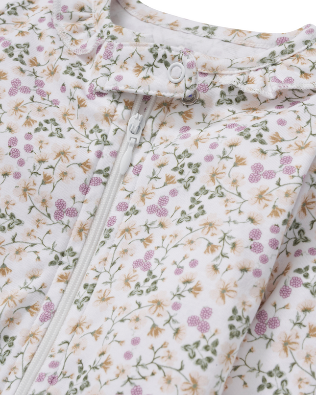 Baby's Pima Romper in Meadow Bloom - detail 1
