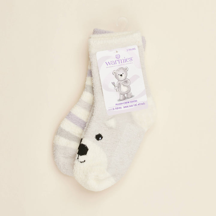Marshmallow Bear Crew Socks