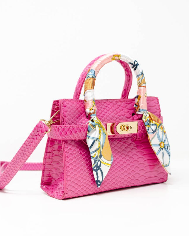 Crocodile Scarf Handbag