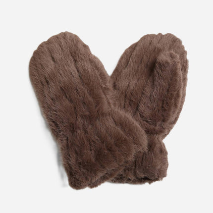 Faux Fur Mittens