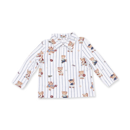 Mixed Sports Bears Polo Long Sleeve Shirt