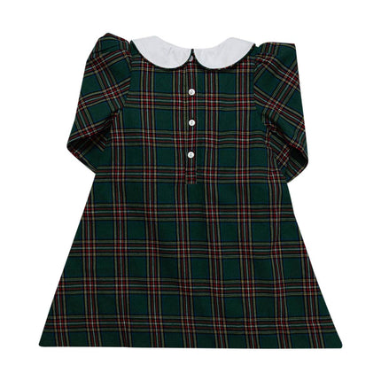 Green Christmas Tartan Dress
