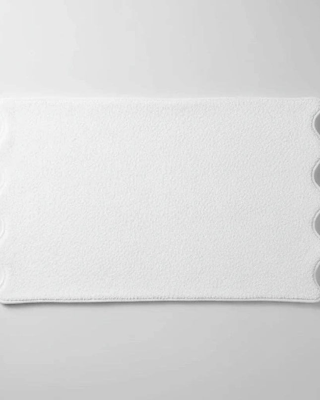 Personalized Luxury Cotton Hand Towels with Scallop Piping