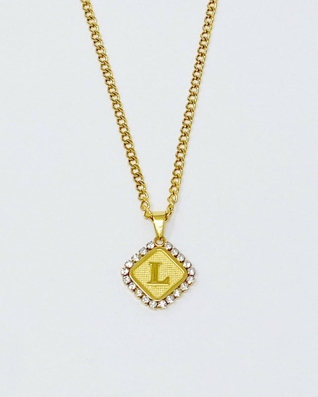 Aztec Delight Initial Necklace