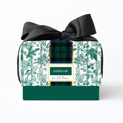 Alpine Fir 3-Wick Boxed Soy Wax Candle