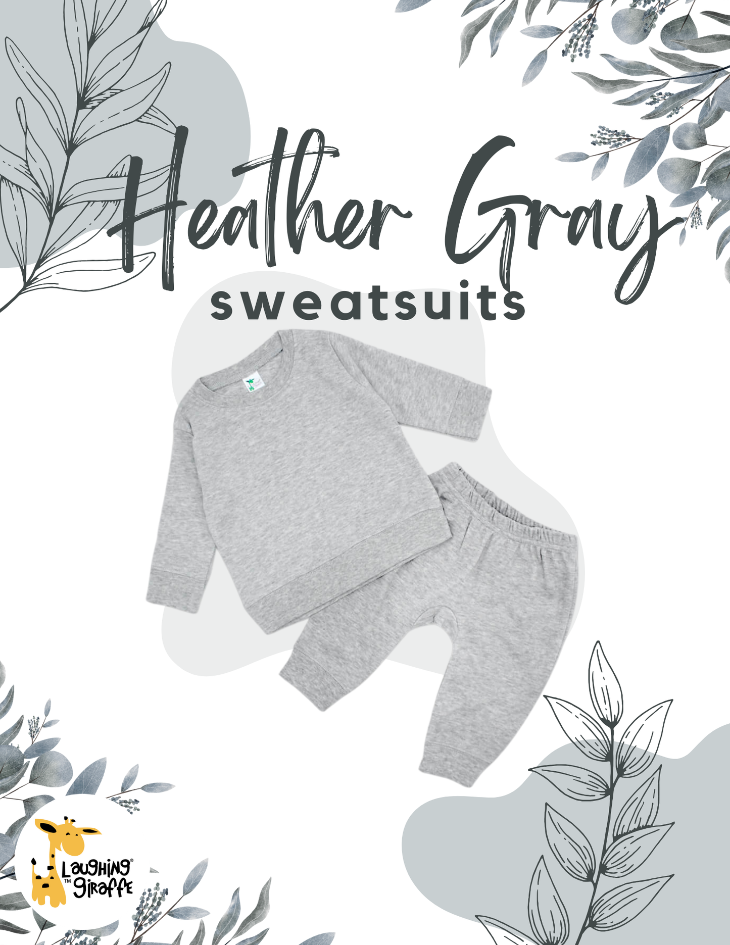 Infant Baby Sweatsuit Set - Pant & Pullover Tracksuit Unisex