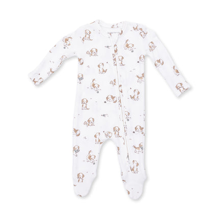 Explorer Puppy Blue 2 Way Zipper Footie