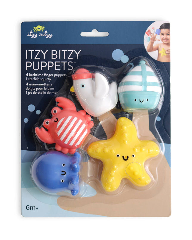 Nautical Itzy Bitzy Puppets™ - Bath + Storytelling Toys