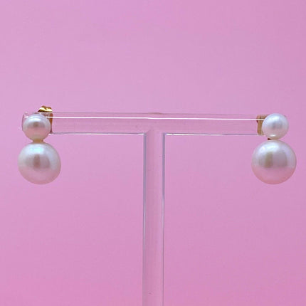 Classic Double Pearl Earrings