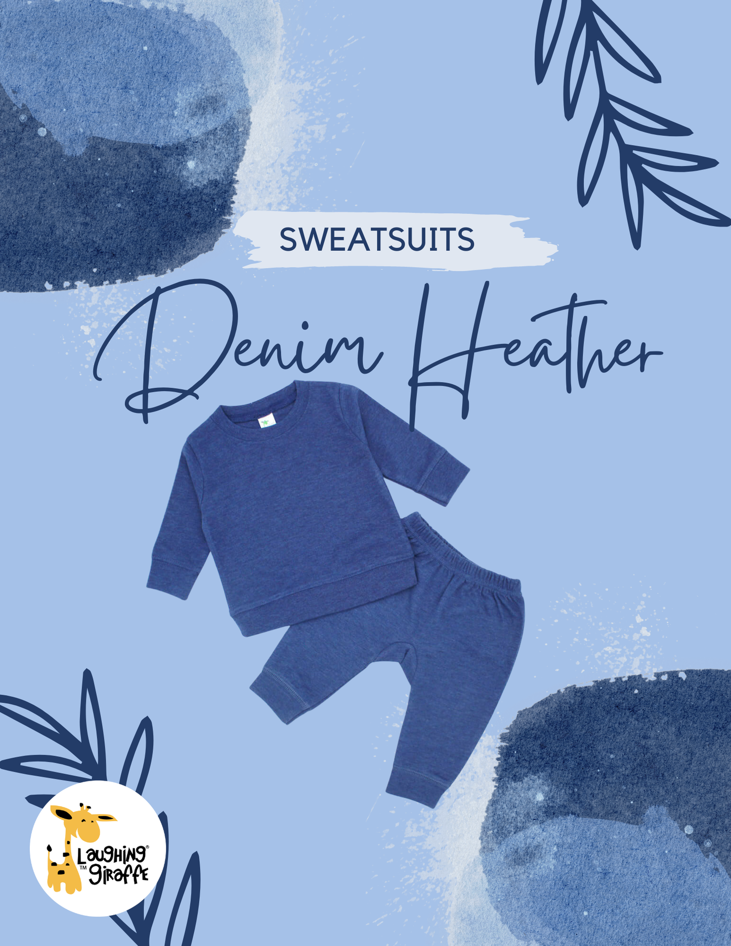 Infant Baby Sweatsuit Set - Pant & Pullover Tracksuit Unisex