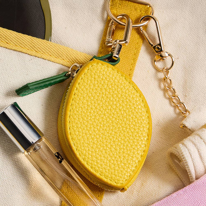 Genuine Leather Lemon Coin Purse