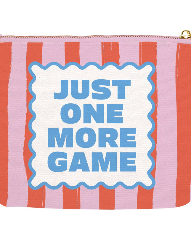 Mahjong Zipper Canvas Card Pouch | Just One More Game