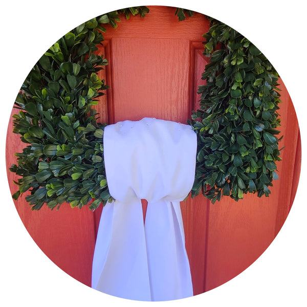 Personalized Outdoor Wreath Sash-Weather Resistant