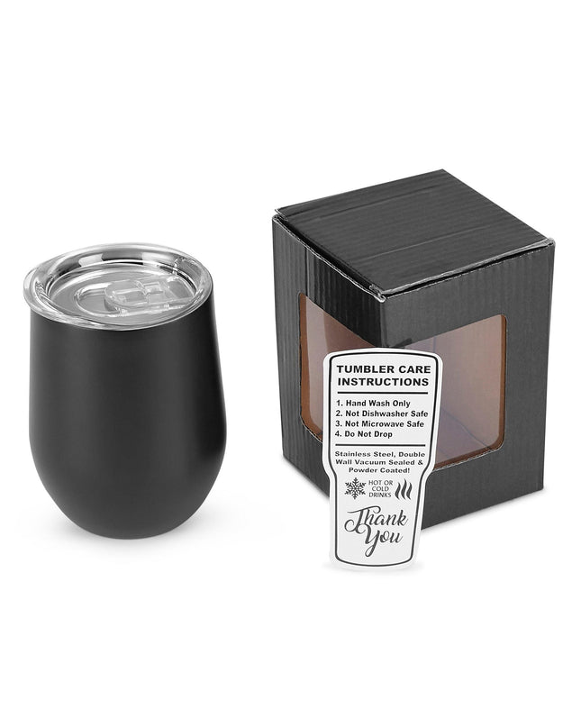 12oz  Wine Tumbler - Stainless Steel Drinkware