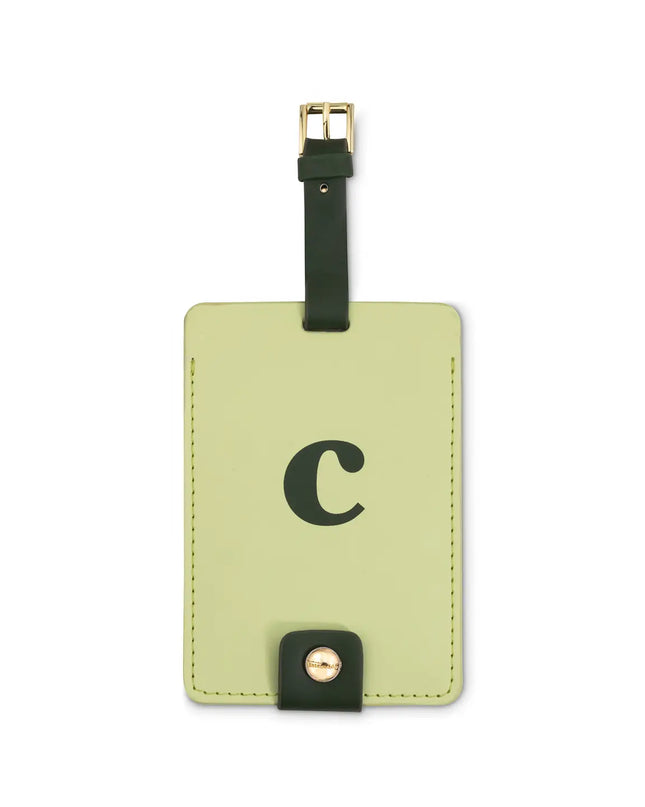 Just Mine Initial Luggage Tag by Kate Spade