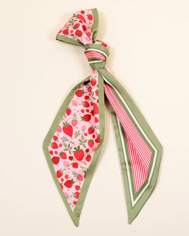 Twirl & Tie Scarf Accessory–Strawberry Fields