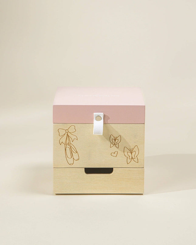 Wooden Musical Souvenir Box - Ballerina