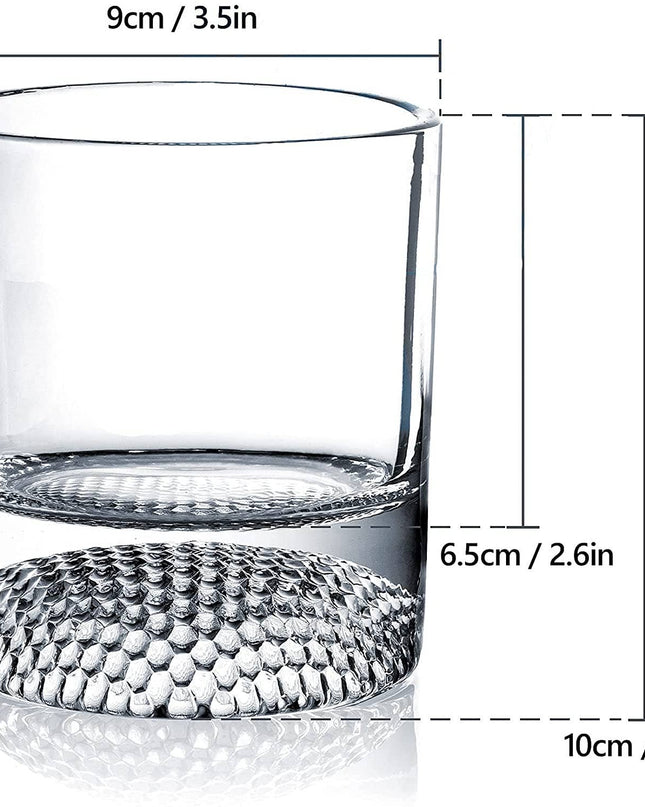 Golf Ball Whiskey Glasses - Set of 4