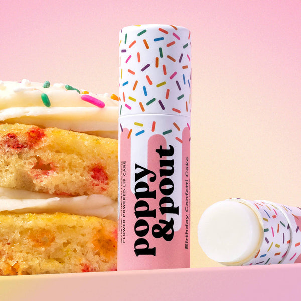 Lip Balm - Birthday Confetti Cake - Pink