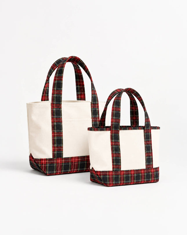 TARTAN  Canvas Mini Tote Bag