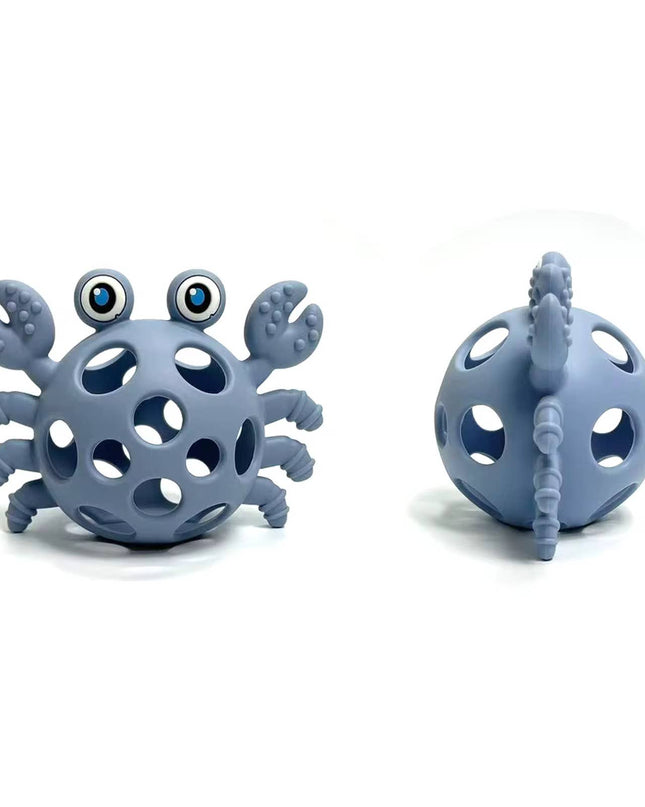 Silicone 3D Funny Crab Teether