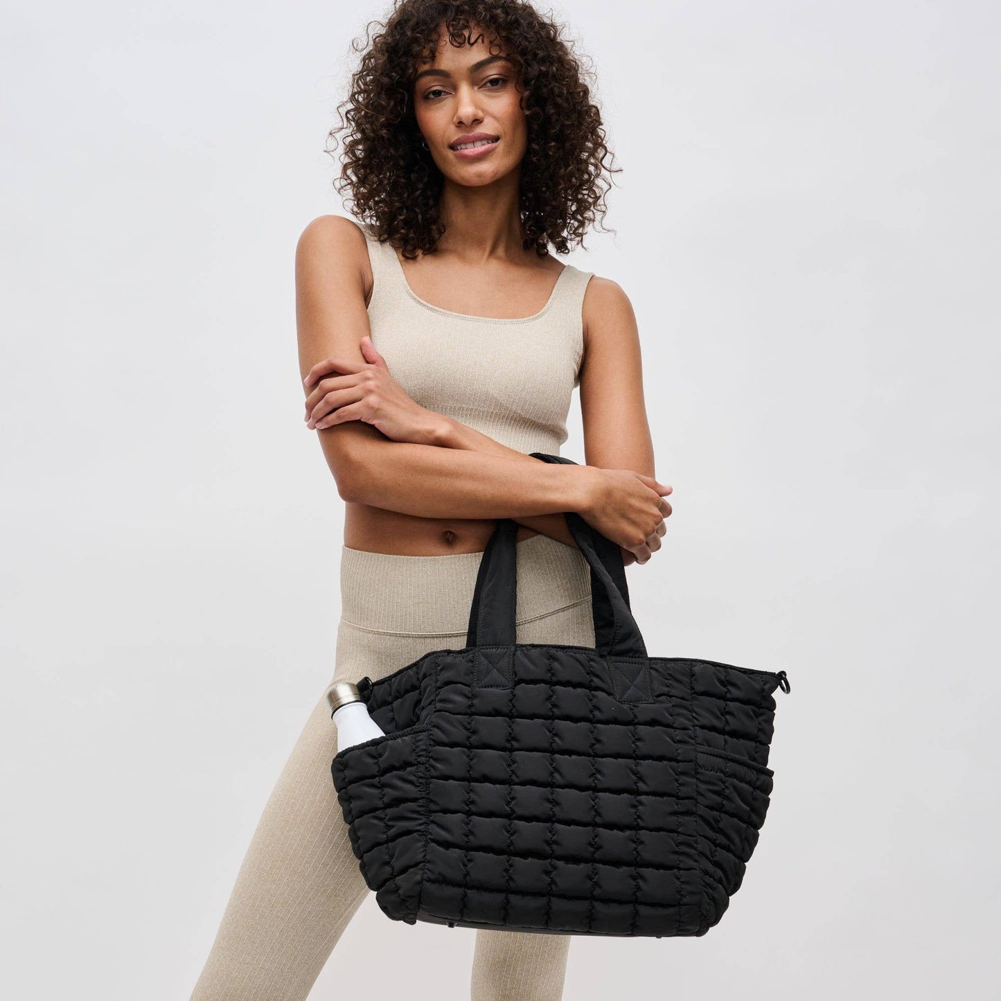 Dreamer - Quilted Puffer Nylon Tote