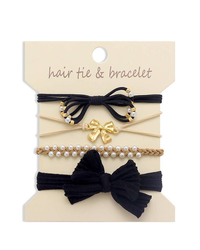 Boho Dual Function Knot Bracelet Hair Ties