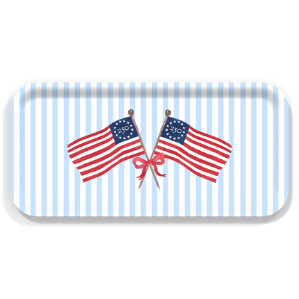 Freedom250® American Flag Patriotic Serving Tray: 3 Sizes