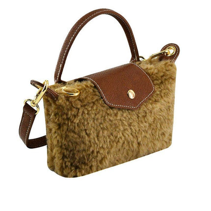 Shearling Mini Crossbody Bag