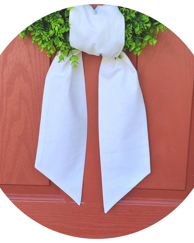 White Linen Sash