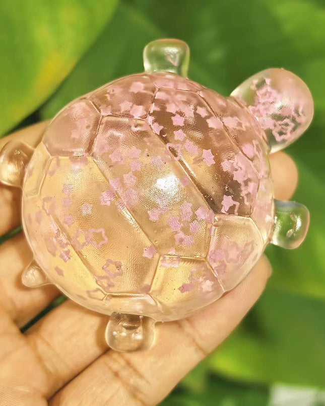 Maltose Glitter cute sea turtle squishy toy-Random Color