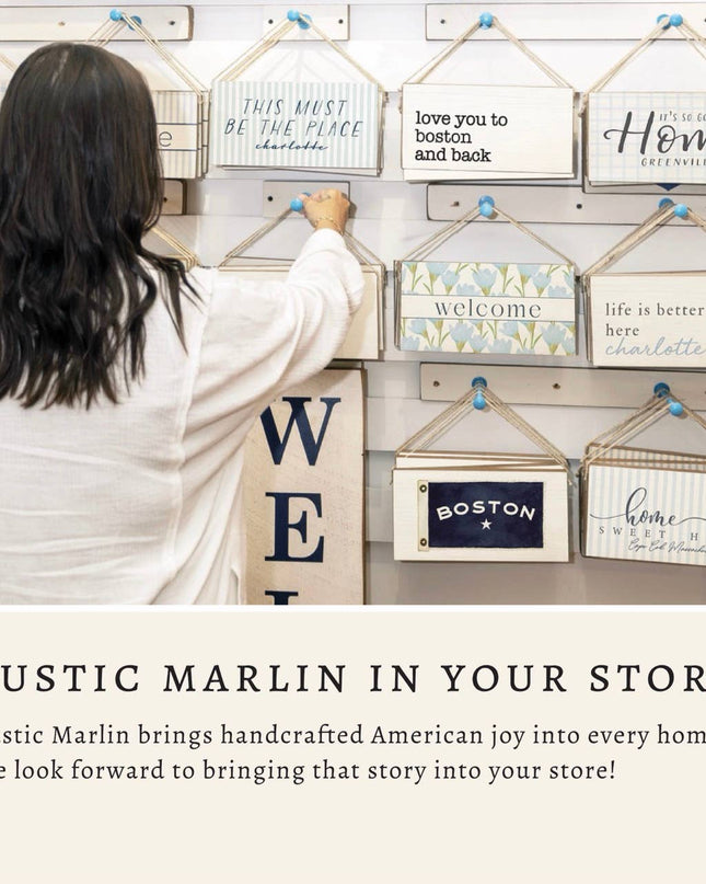 Icon Marlin Classic | Custom Wooden Sign | Home Decor