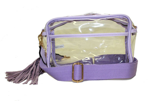 Personalized Game Day Clear Crossbody Bag