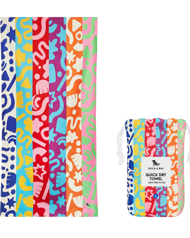 Dock & Bay Kids Beach Towels - Power of Positivity