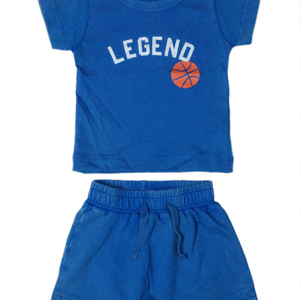 Cobalt Legend Tee and Shorts Set