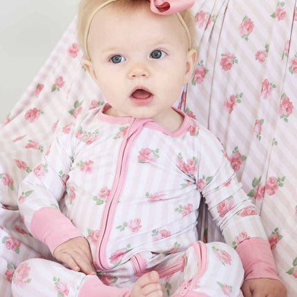 Rosy & Cozy Convertible Zip Romper