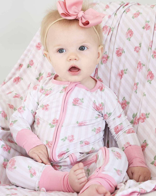 Rosy & Cozy Convertible Zip Romper
