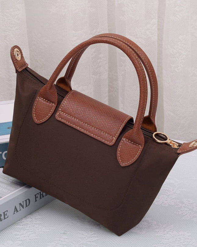 Britney Nylon Double Handle Crossbody Bag