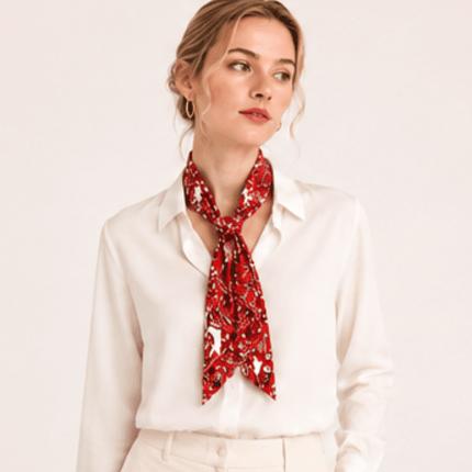 WLLS304 Bandana Skinny Scarf
