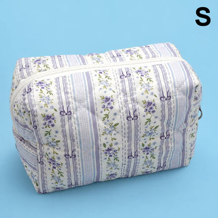 FLORAL TOILE PATTERN MAKEUP COSMETIC POUCH BAG | 40P562