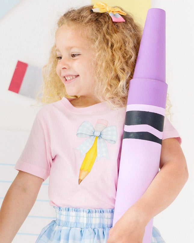 School Days Pencil Bow Clip Set - Back To School - Hair