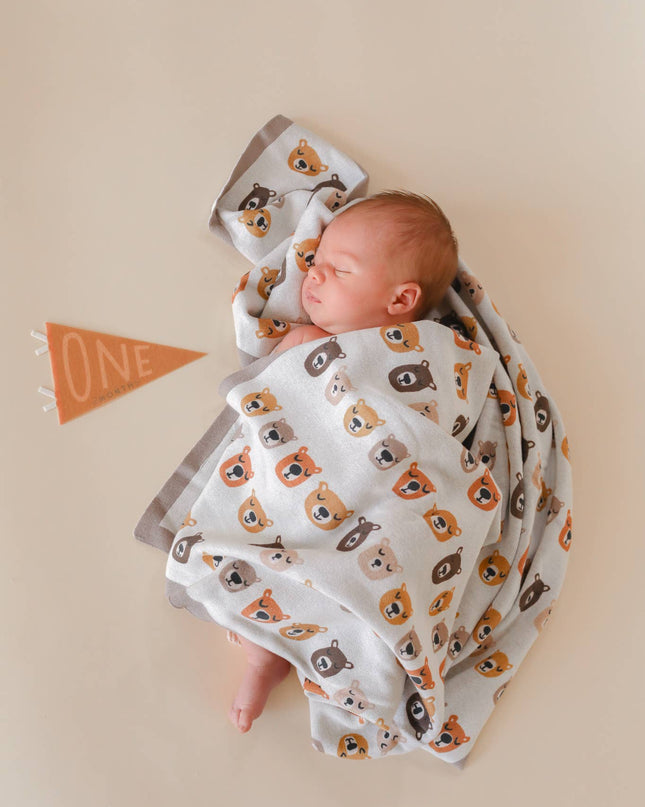 Mountain Fields Baby Milestone Pennant