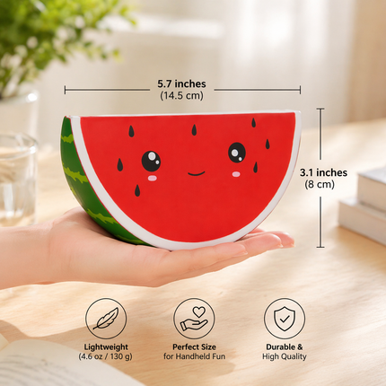 Large Watermelon Squishy  Slow Rising Sensory Stress Toy