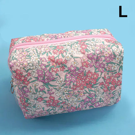 FLORAL TOILE PATTERN MAKEUP COSMETIC POUCH BAG | 40P562