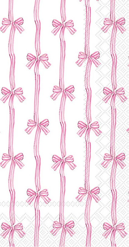 Paper Guest Towel Pack of 16 Baby Toile Pink