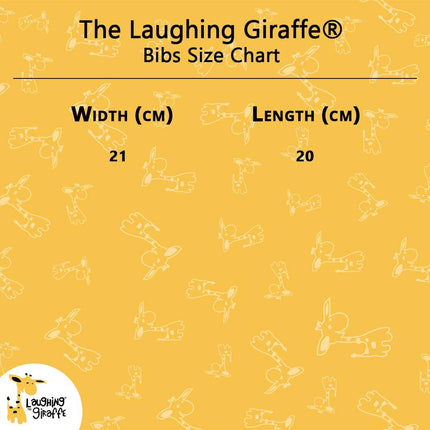 Laughing Giraffe Baby 2-ply Bandana Bibs w/ Snaps 6-PACK